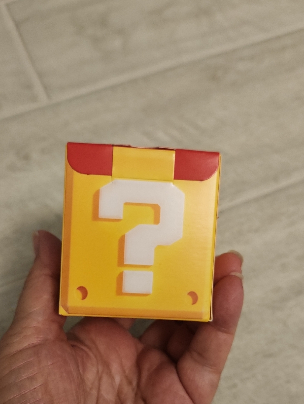 Mystery Question Block Mystrey Toy Inside